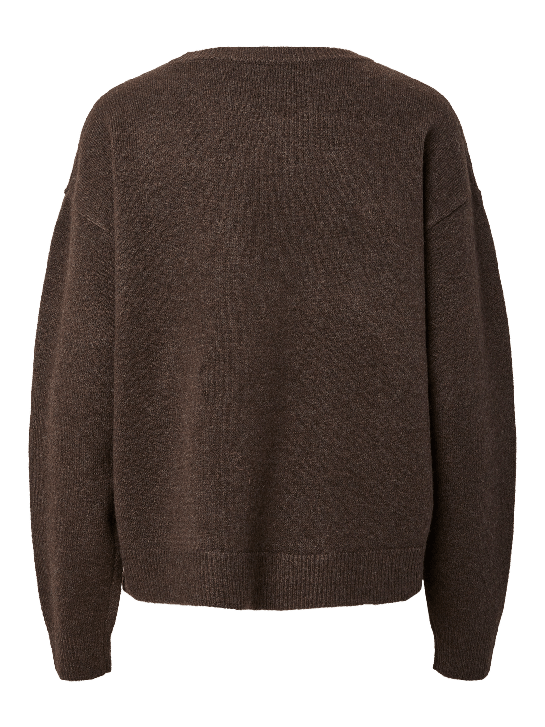 PCSALLY Knitted Top - Hot Fudge - VERO MODA & VILA Bergvik